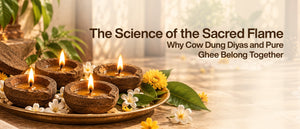 The Science of the Sacred Flame: Why Cow Dung Diyas and Pure Ghee Belong Together