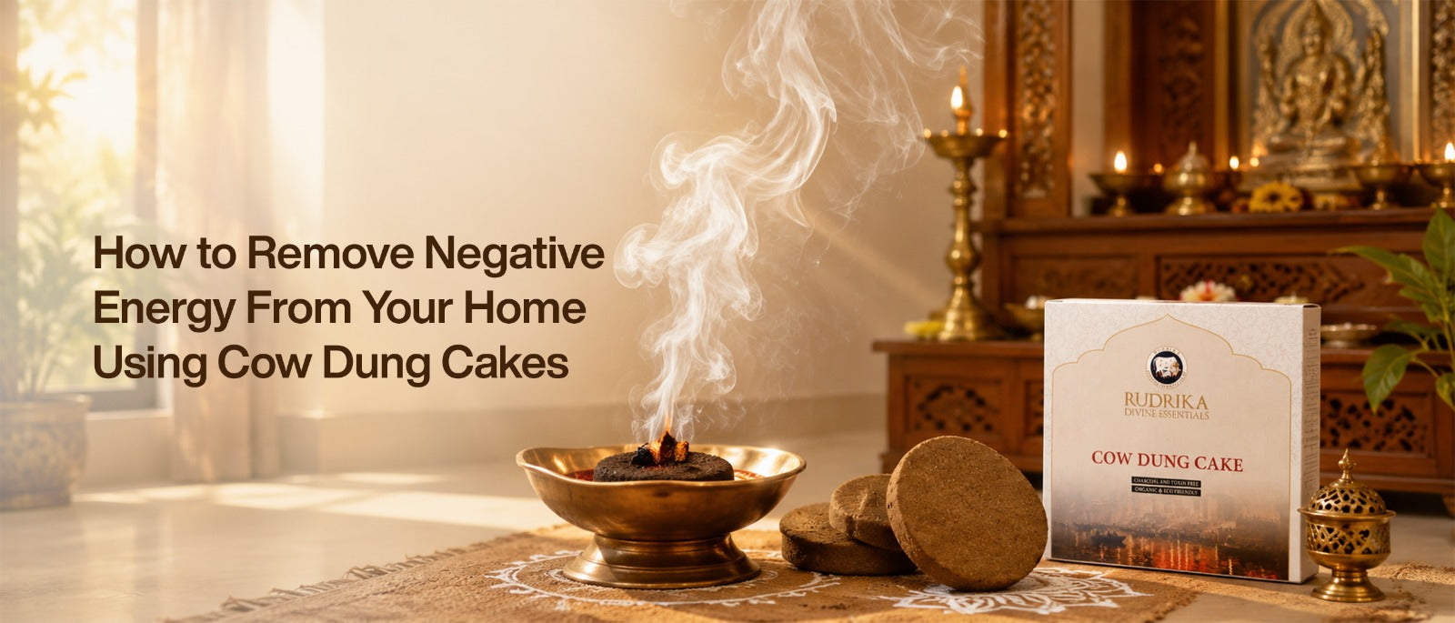 How to Remove Negative Energy From Your Home Using Cow Dung Cakes