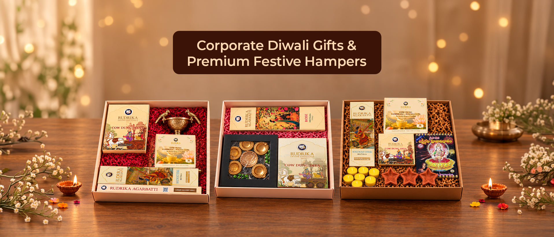 Corporate Diwali Gifts & Premium Festive Hampers | Rudrika Divine Essentials