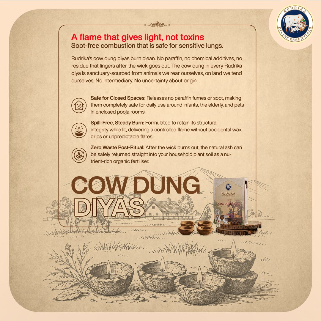 Rudrika Cow Dung Diya